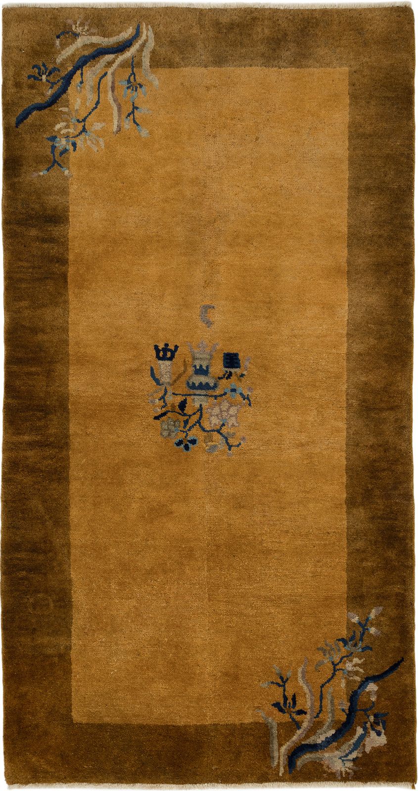 Antiek Chinees tapijt, 176 × 92 cm, ca. 1900s