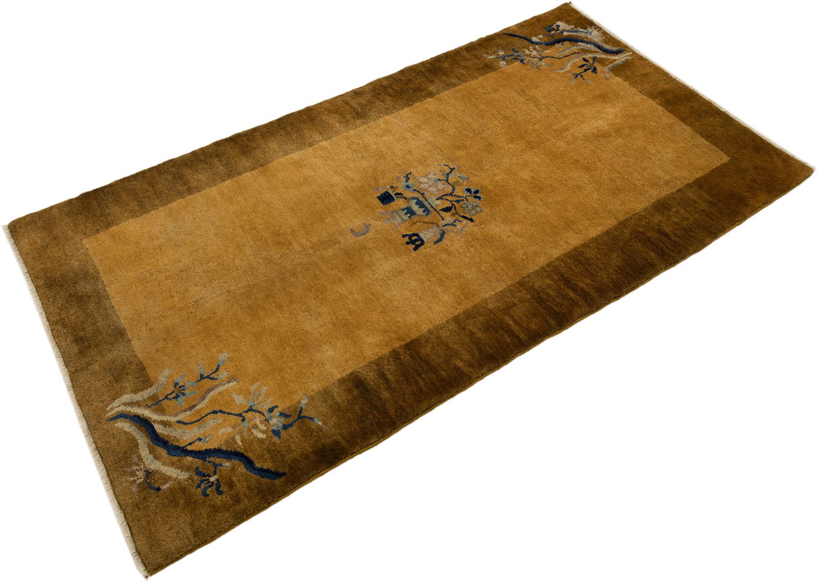 Antiek Chinees tapijt, 176 × 92 cm, ca. 1900s photo furniture