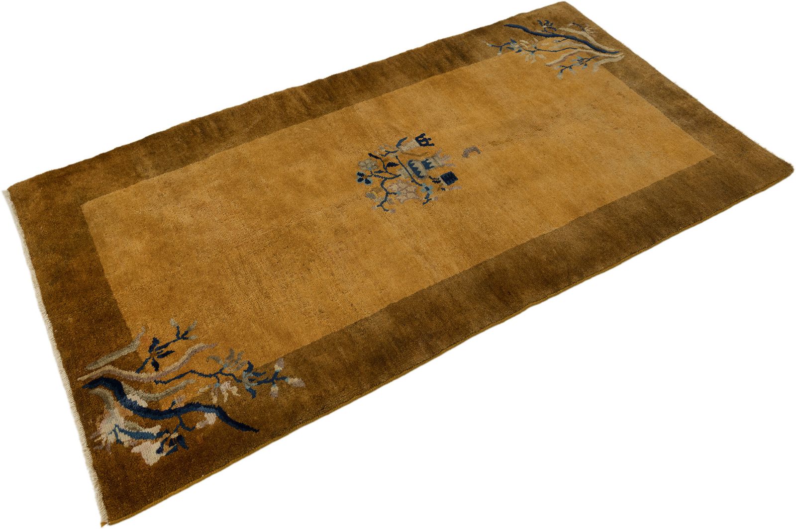 Antiek Chinees tapijt, 176 × 92 cm, ca. 1900s photo for sale