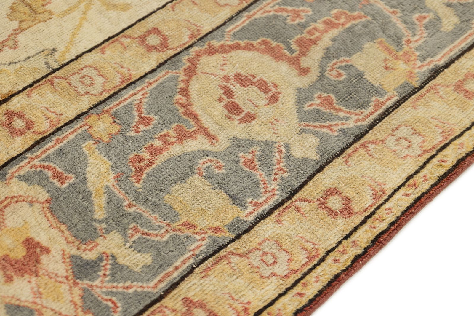 Antique Turkish Kayseri Rug, Cream, 289 × 206cm, Circa 1920s photo vinterior