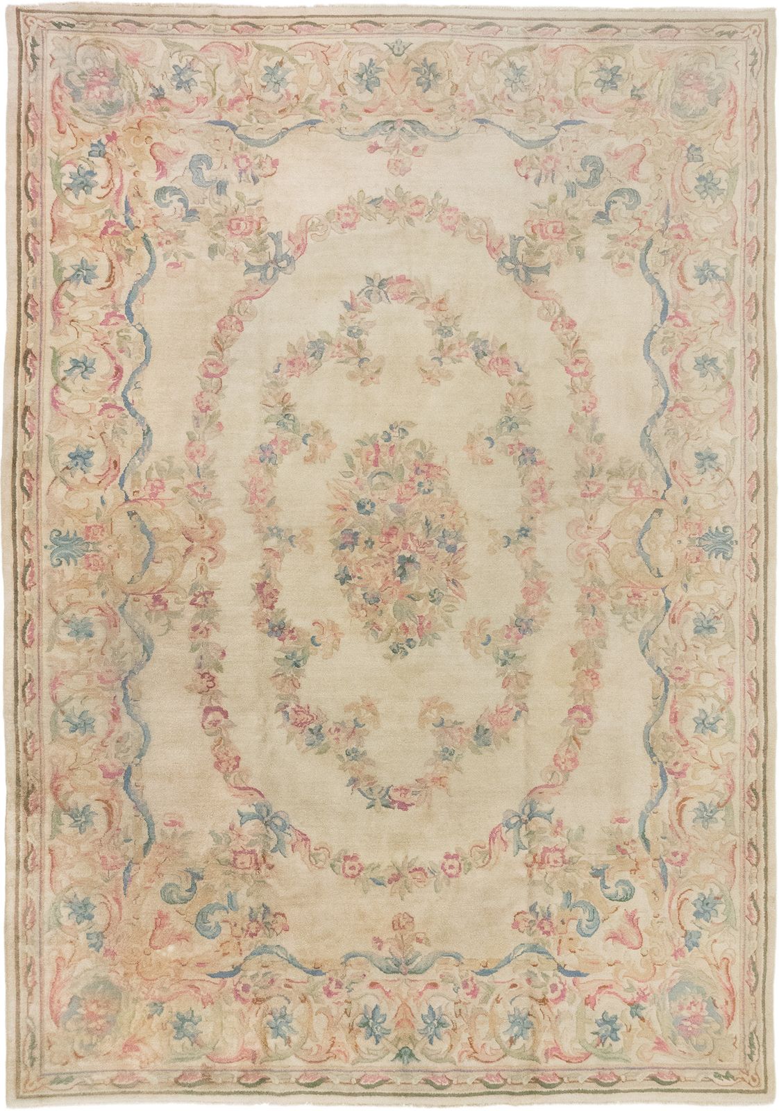 Antique French Savonnerie Rug, 432 × 285cm, Circa 1920s
