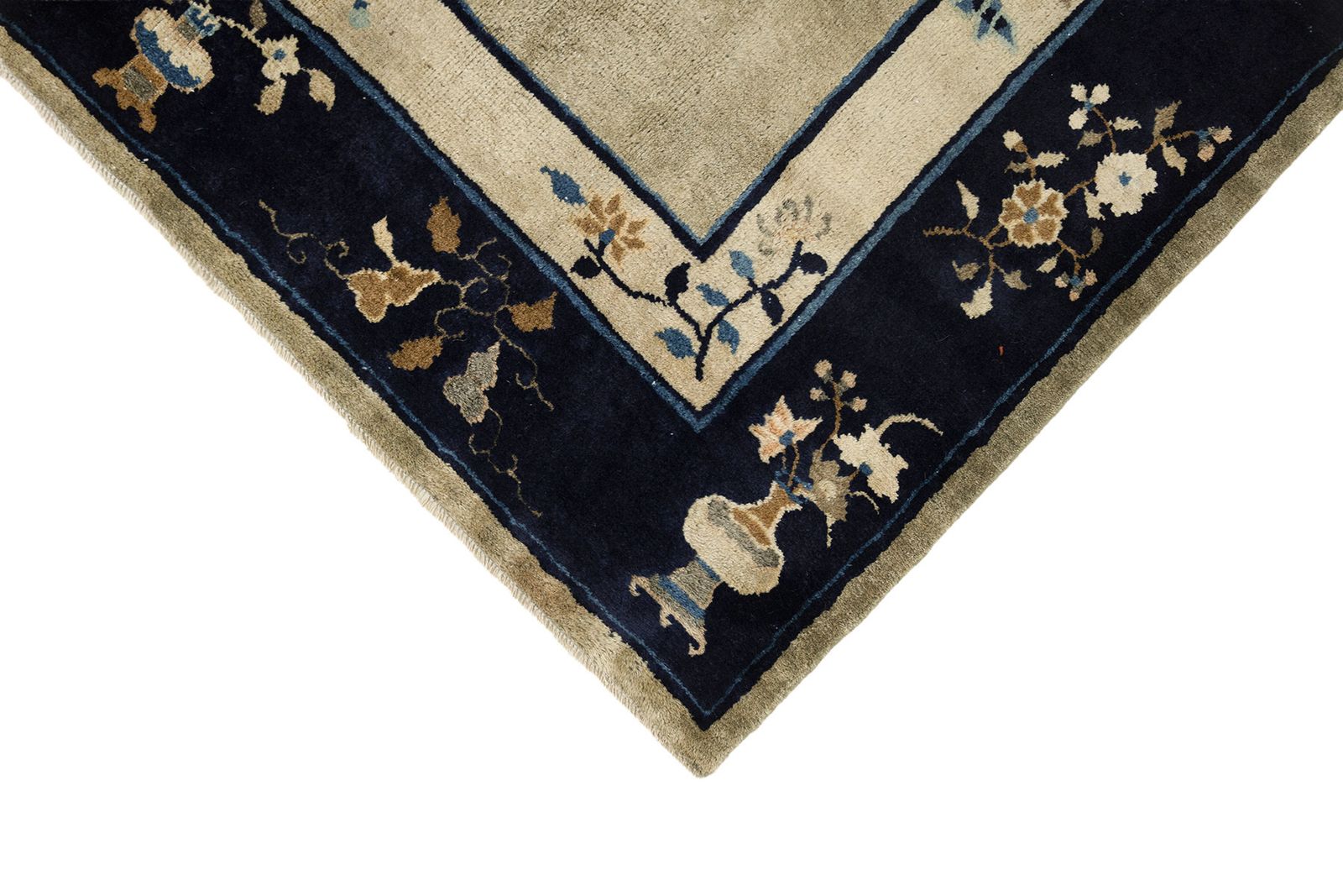 Antiek Chinees tapijt, 265 × 184 cm, ca. jaren 1920 photo 1410.0