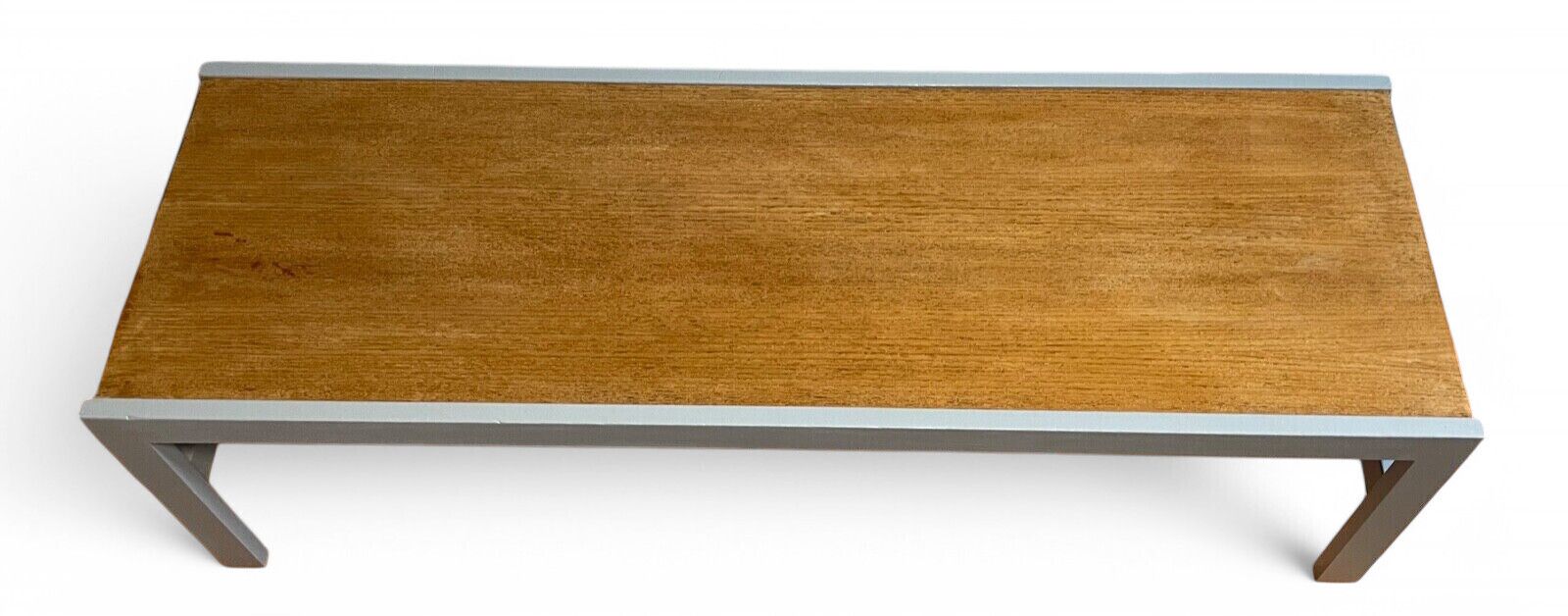 Upcycled Grey And Oak Modern Industrial Style Coffee Table 4ft photo 150.0