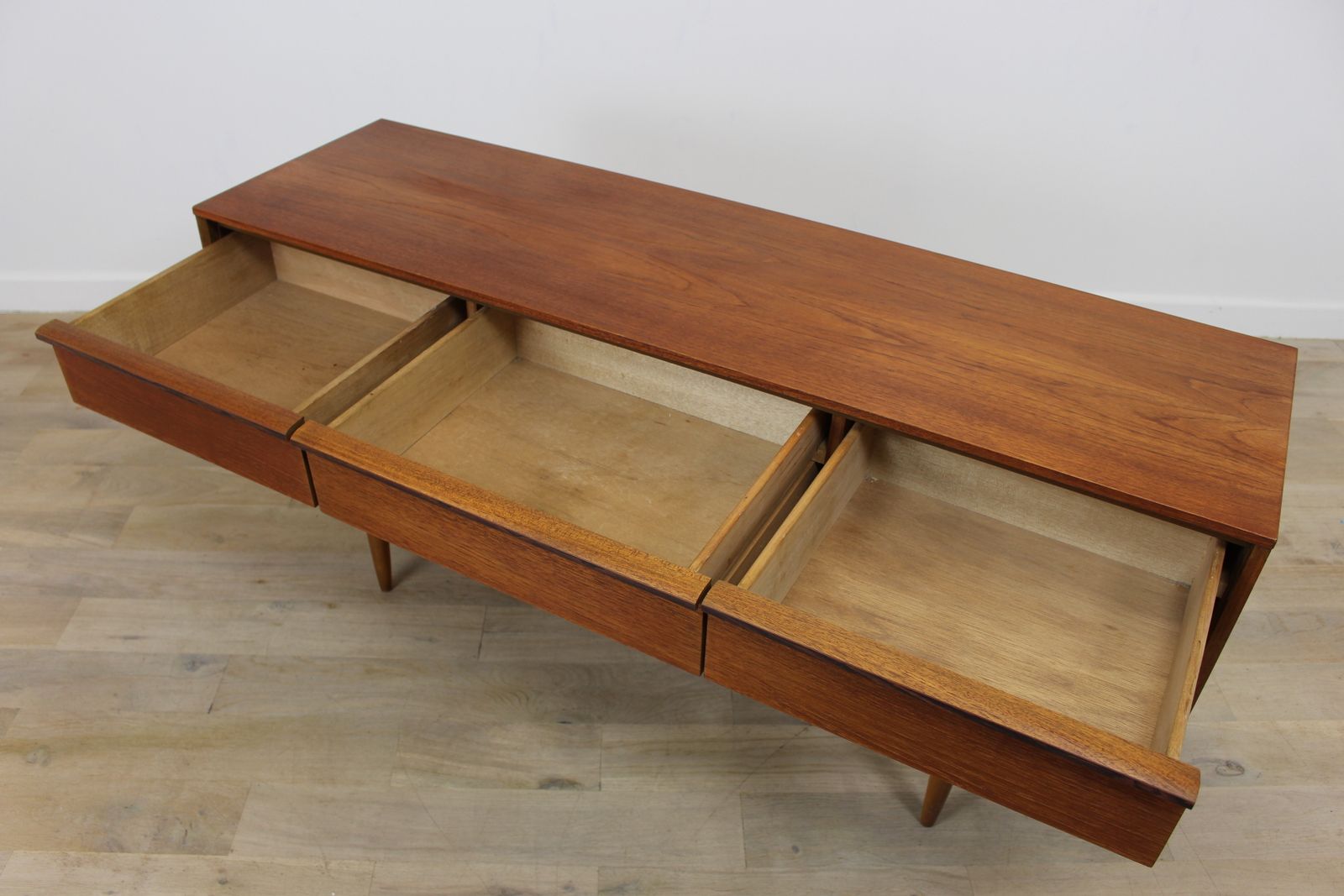 Austinsuite Low 1960’s Teak Chest Of Drawers photo Furniture