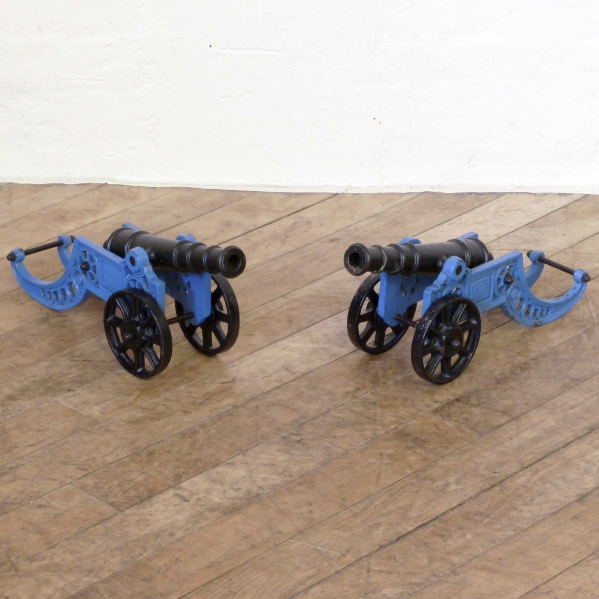 Pair Of Iron Cannons photo furniture