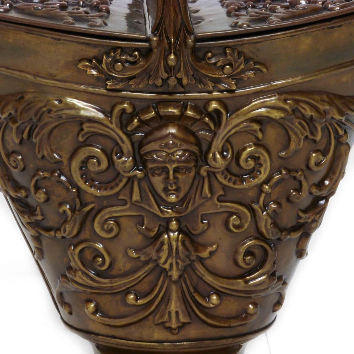 Home Fixtures Victorian Brass Coal Helmet photo