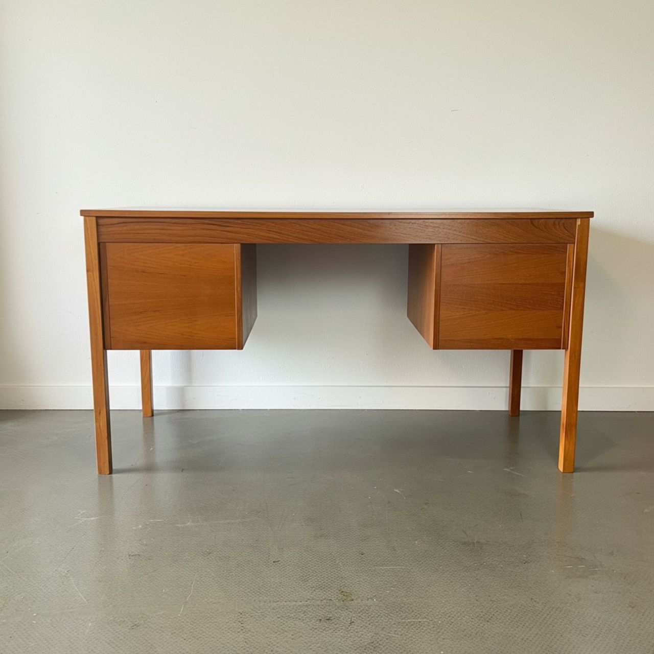 photo furniture Midcentury Danish Teak Desk, Mid 20th Century