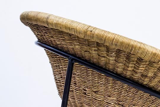 1950s Wicker Easy Chair By Sven Staaf photo buy