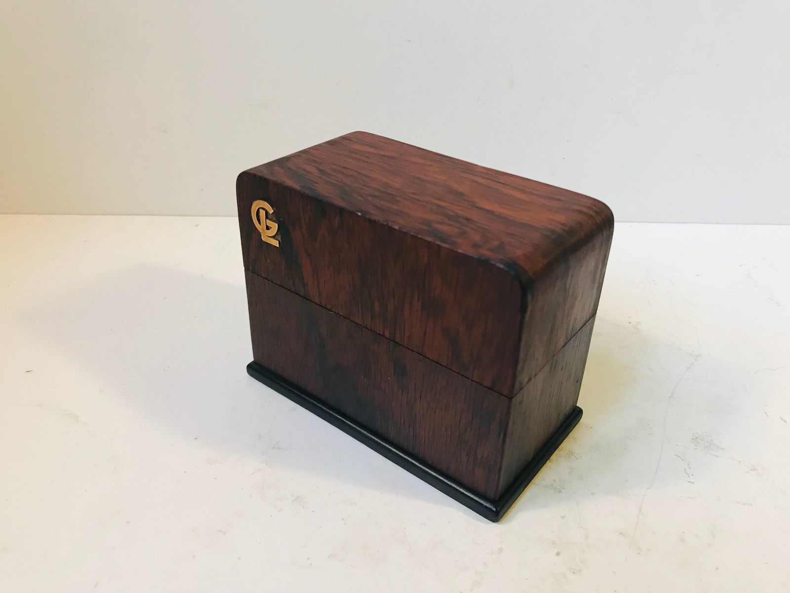 Vintage Danish Business Card Holder, 1960s