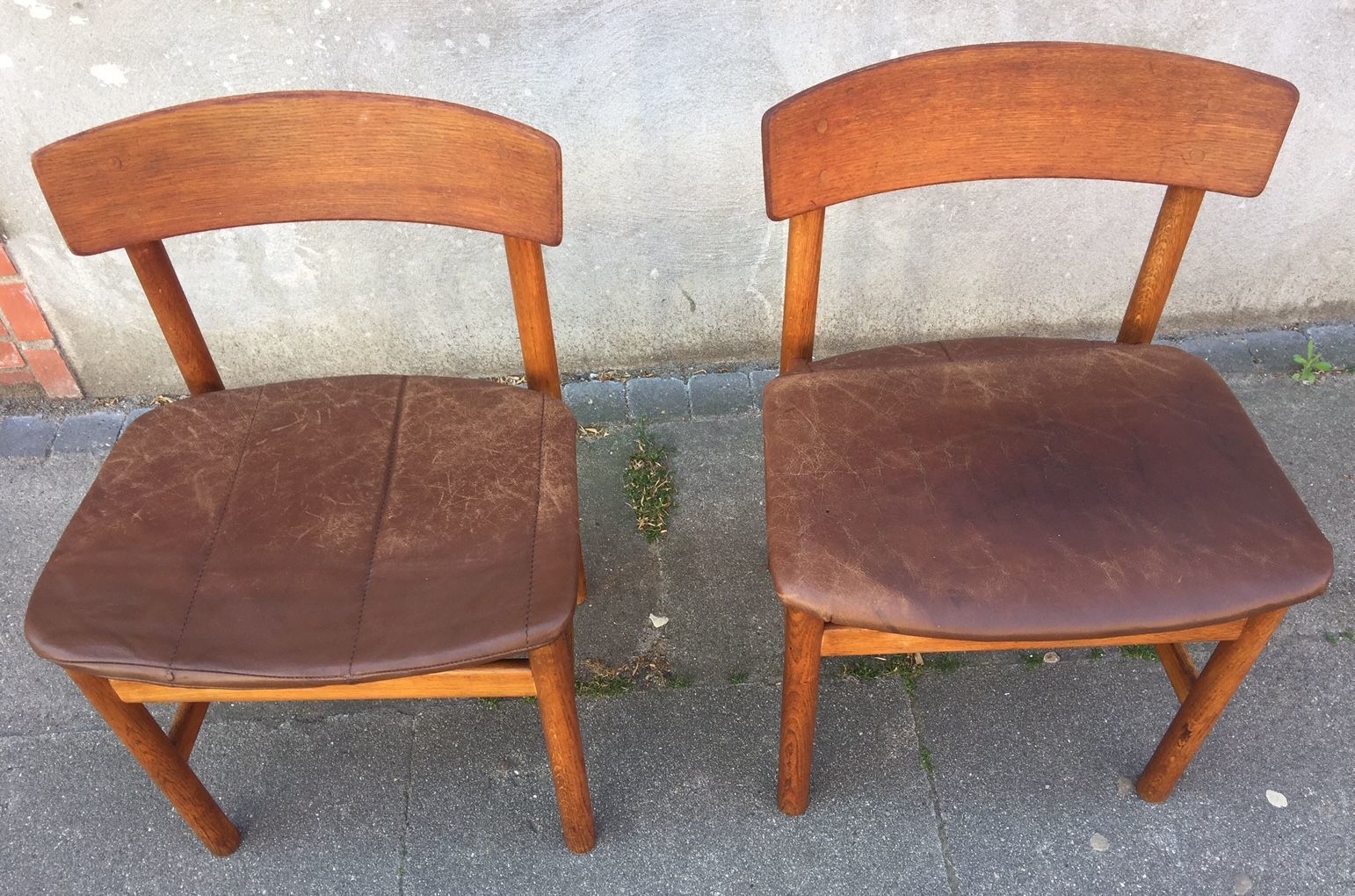 Oak Bm 236 Side Chairs By Børge Mogensen For Fredericia, 1950s, Set Of 2 photo buy