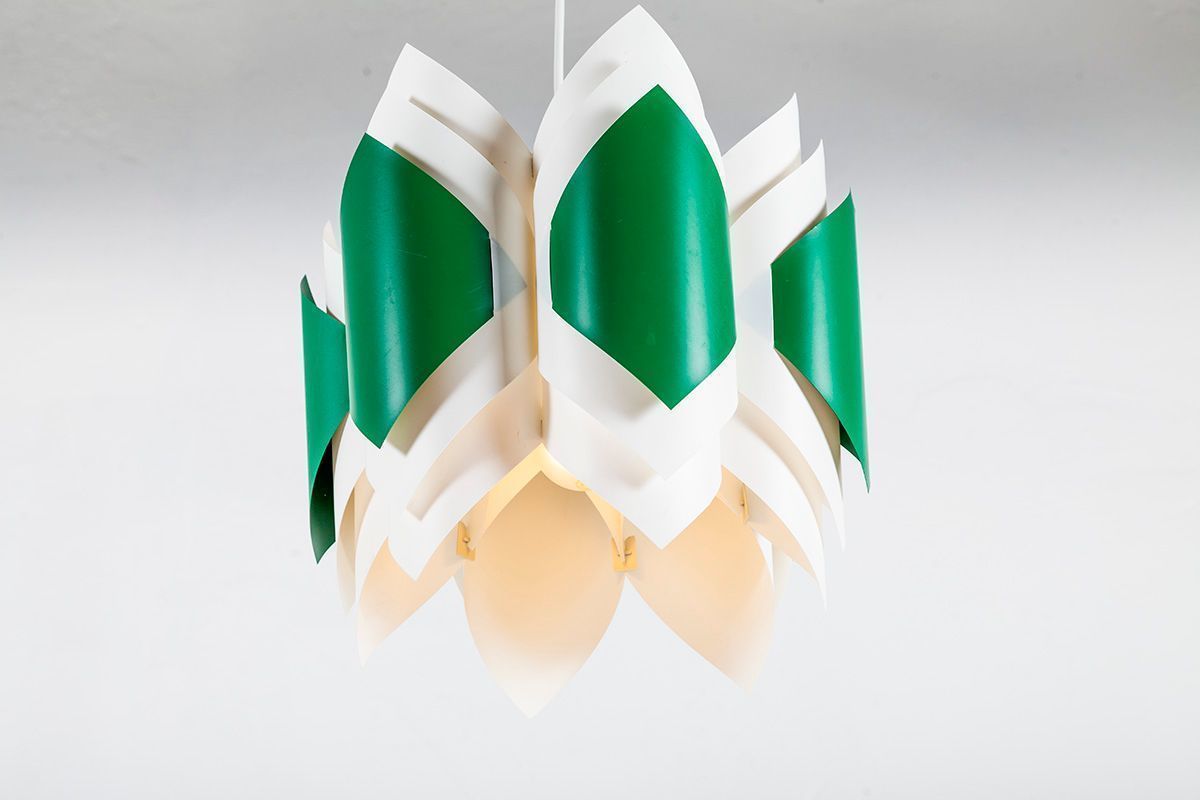 Vintage Pendant Lights By Lars Schiøler For Hoyrup, 1960s, Set Of 2 photo for sale