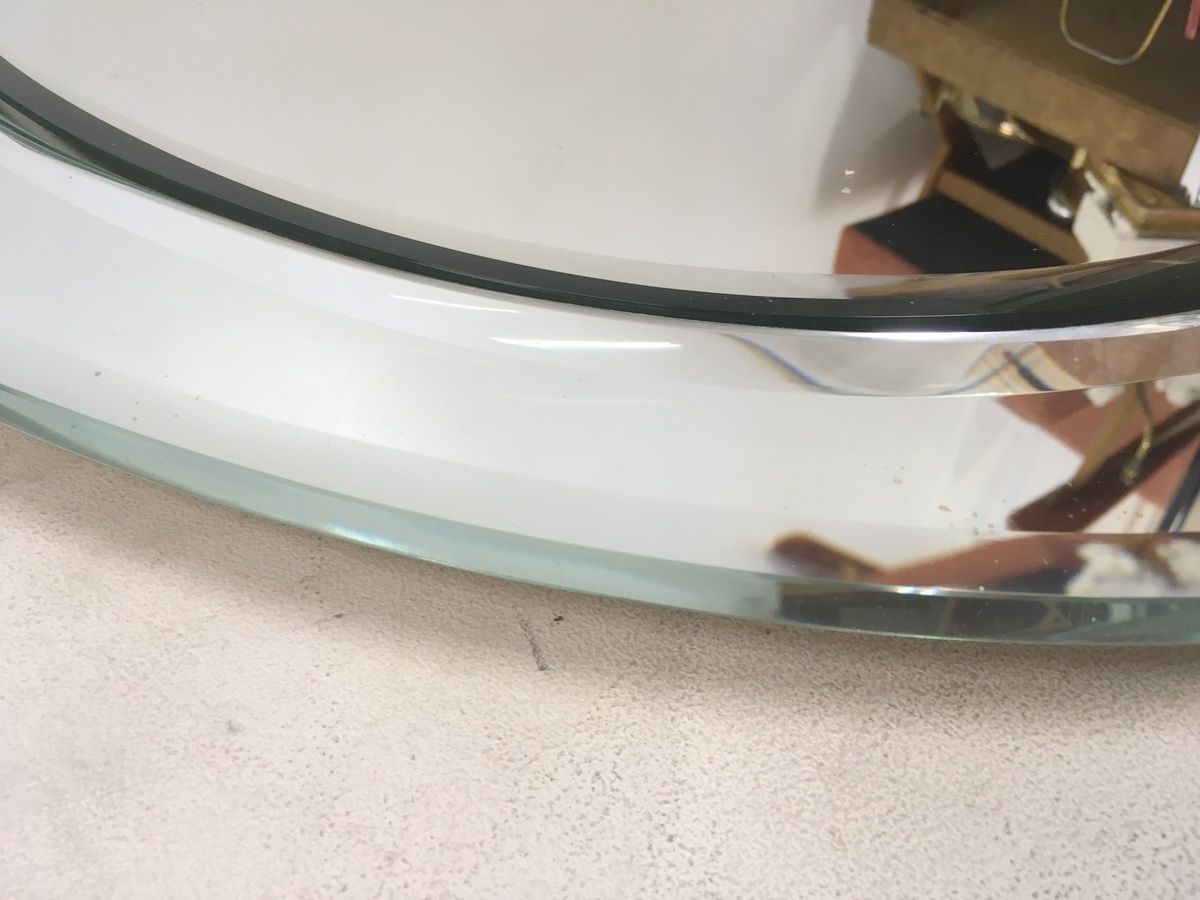 photo furniture Vintage 1960s Italian Coloured Mirror By Cristal Arte