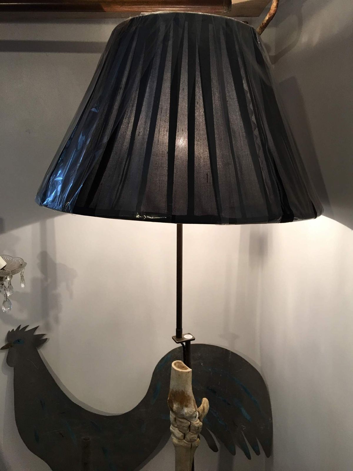 Horses Skeleton Leg With Hoof Upcycled Lamp Taxidermy photo for sale