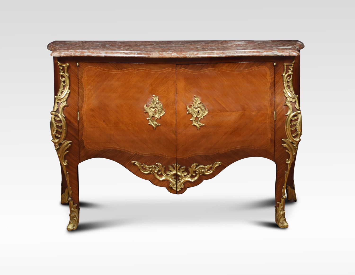 Late 18th Century French Gilt Bronze Mounted Kingwood Commode