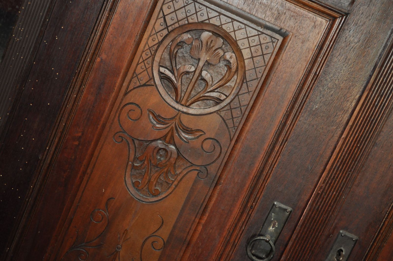 Original Antique Hungarian Armoire, Circa 1880s photo for sale