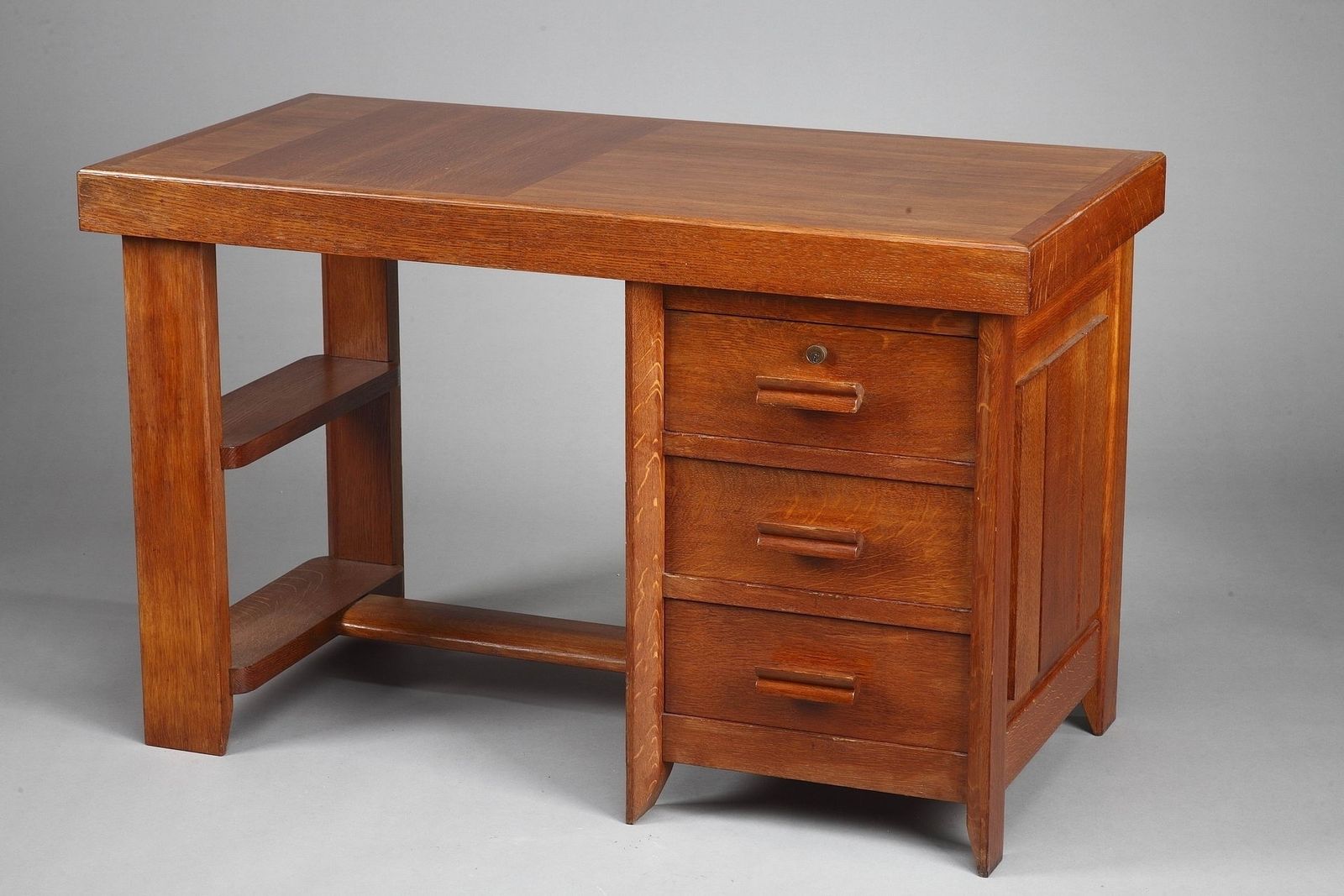 Pierre Bloch & Charles Dudouyt Desk, 1950s photo vintage