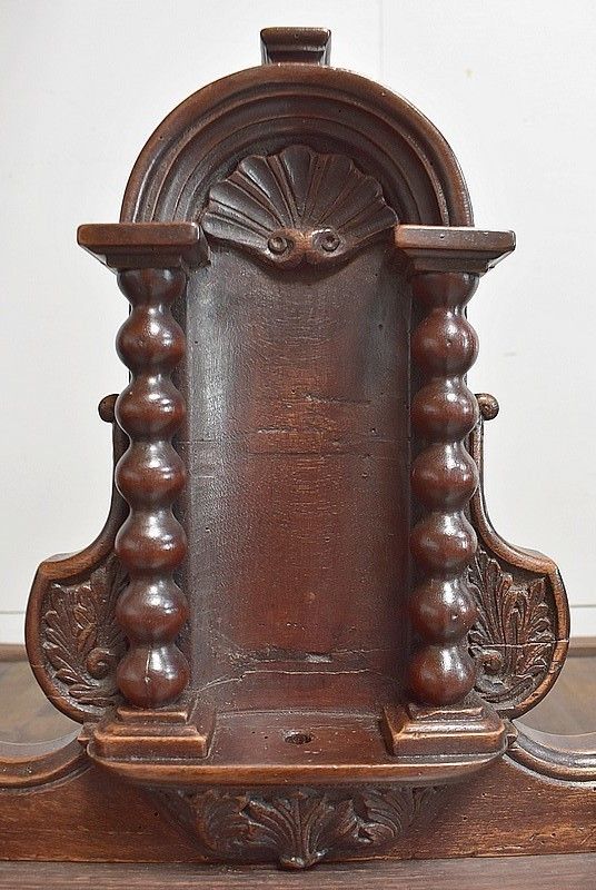 Gothic Sideboard Two Corps Gothic Solid Walnut, Nineteenth photo 6032.71