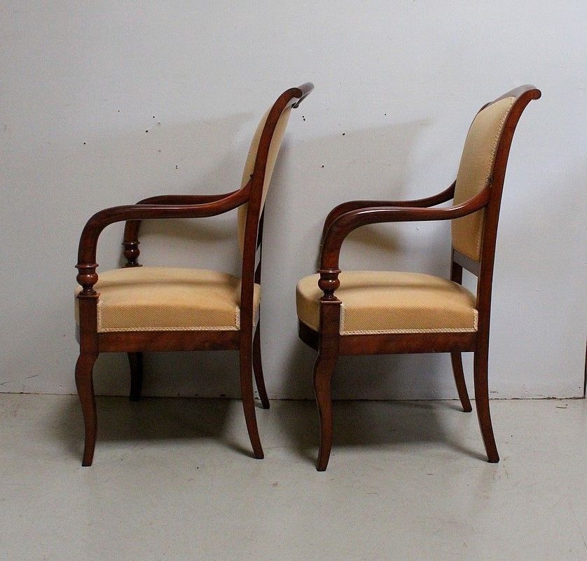photo buy Pair Of Cuban Mahogany Armchairs   Late Eighteenth / Early Nineteenth