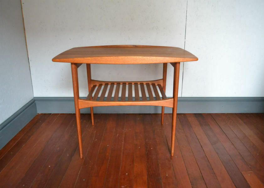Mid Century Teak 510 Side Table By Tove & Edvard Kindt Larsen