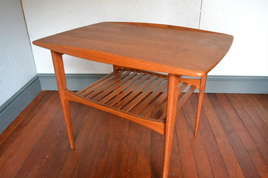 Mid Century Teak 510 Side Table By Tove & Edvard Kindt Larsen photo furniture