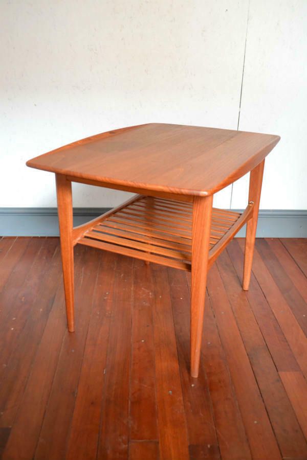 Mid Century Teak 510 Side Table By Tove & Edvard Kindt Larsen photo Furniture