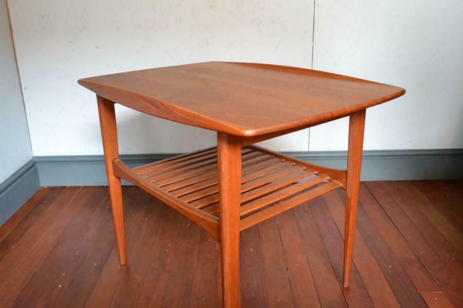 Mid Century Teak 510 Side Table By Tove & Edvard Kindt Larsen photo 430.0