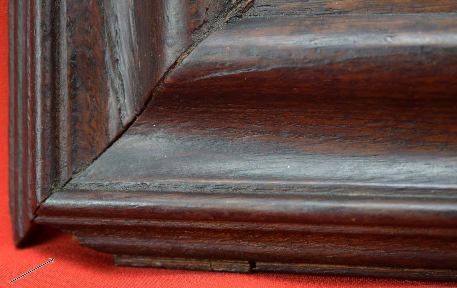 photo vinterior 17th.C Virgin Mary Wood Carving Door