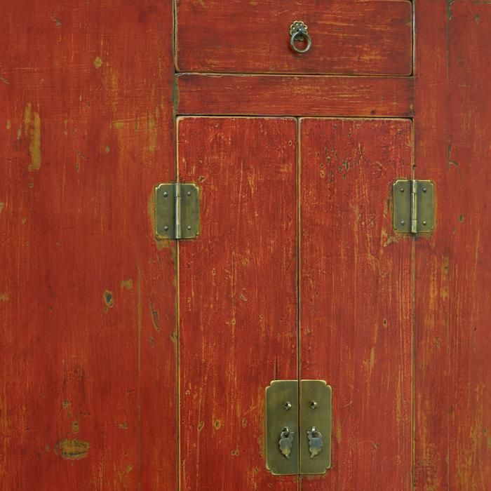 Qinghai Red Lacquer Cabinet photo Furniture