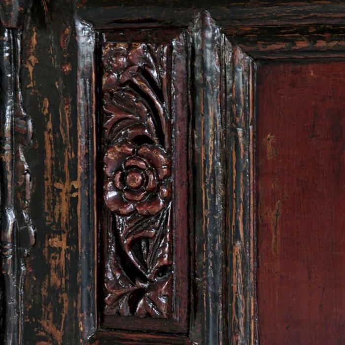 Carved Chinese Temple Cabinet photo vinterior