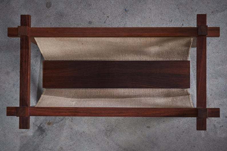 Danish Rosewood Magazine Holder By Theodor Skjøde Knudsen For Ateljé Forma, 1960s photo Home Decor