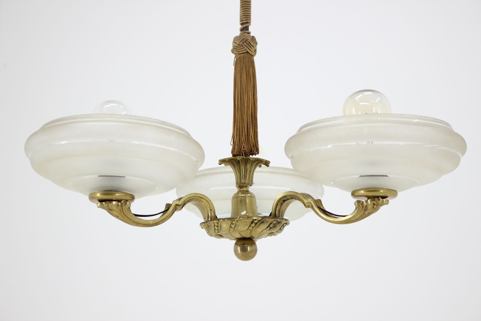 Big Art Deco Chandelier, 1930´S.