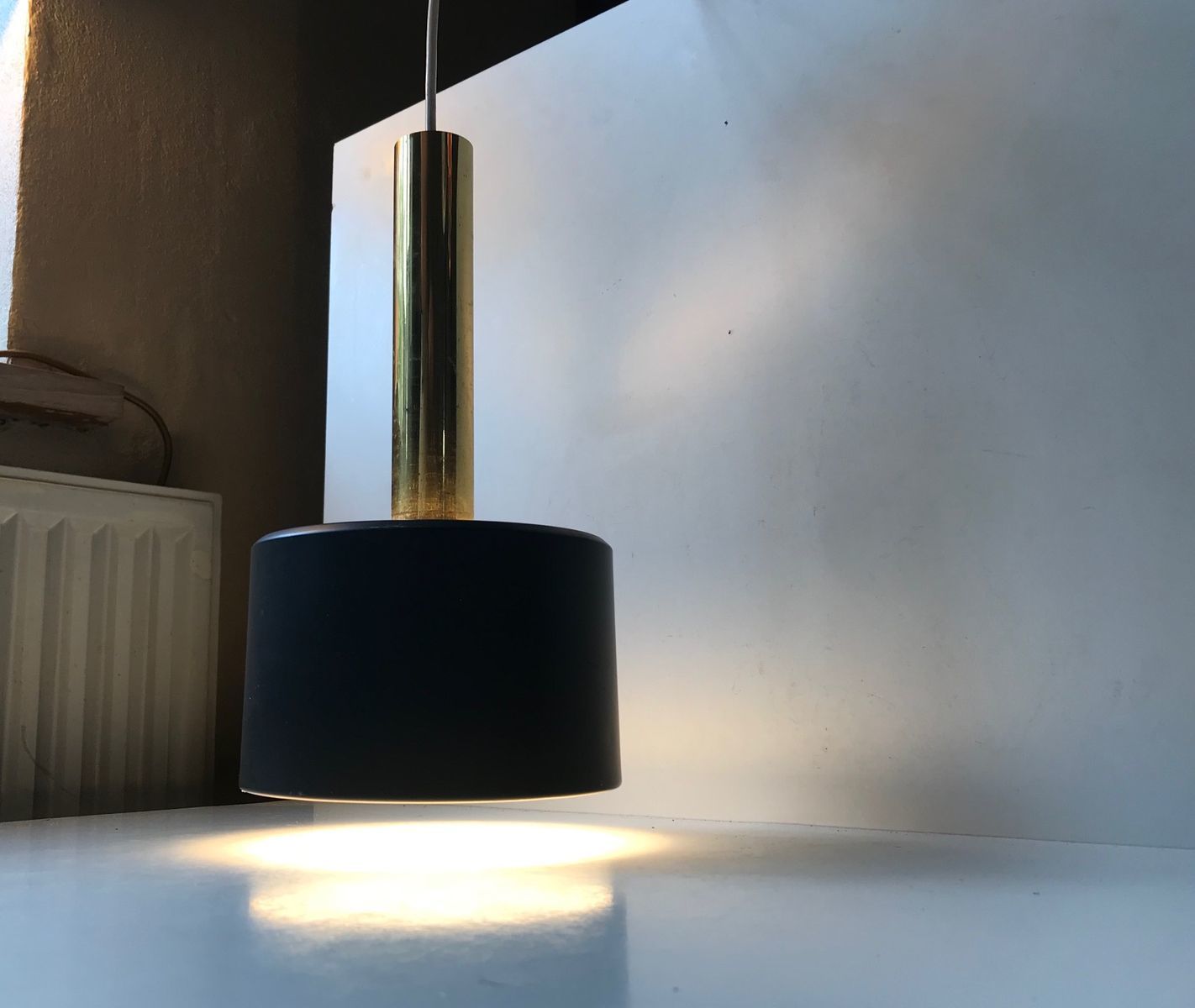 Scandinavian Modern Club Style Pendant Lamp, 1960s photo buy