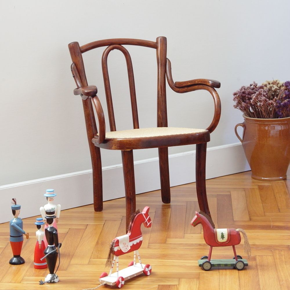 Vintage Children's Chair Model Z 2 F From Thonet, 1930s