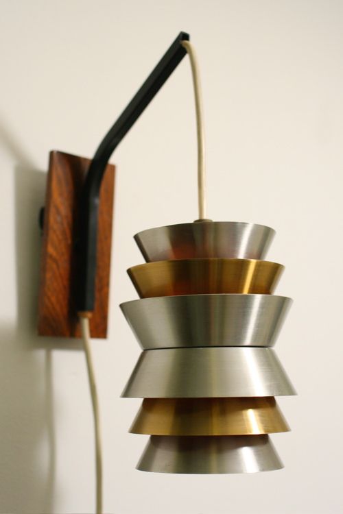 Carl Thore Trava Lamp Scandinavian Aluminium Sixties