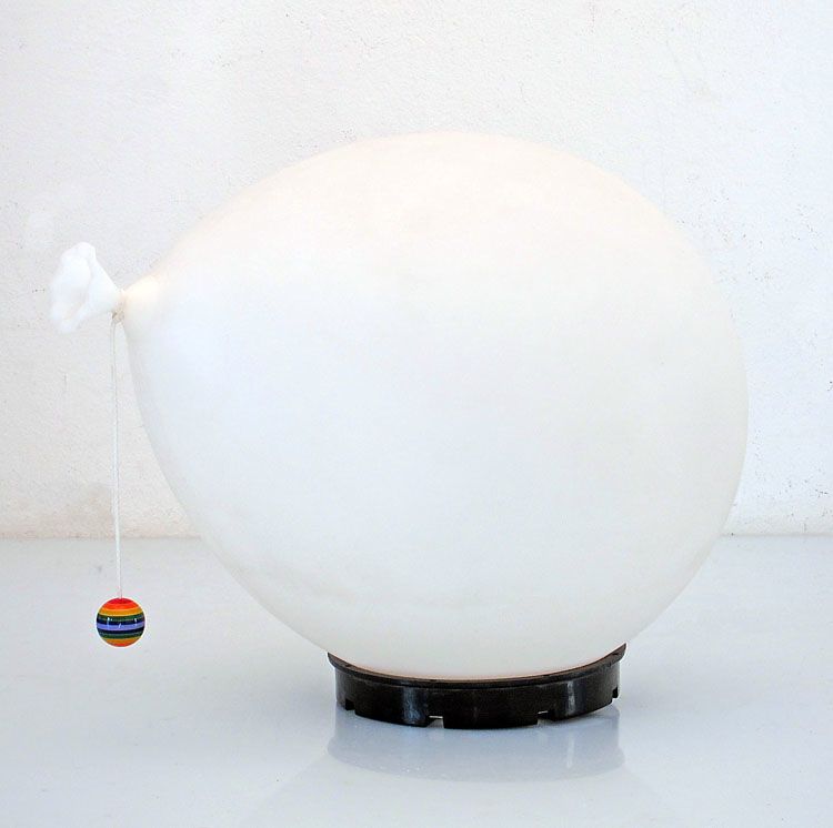 Witte Bilumen Seventies Retro Ballonlamp