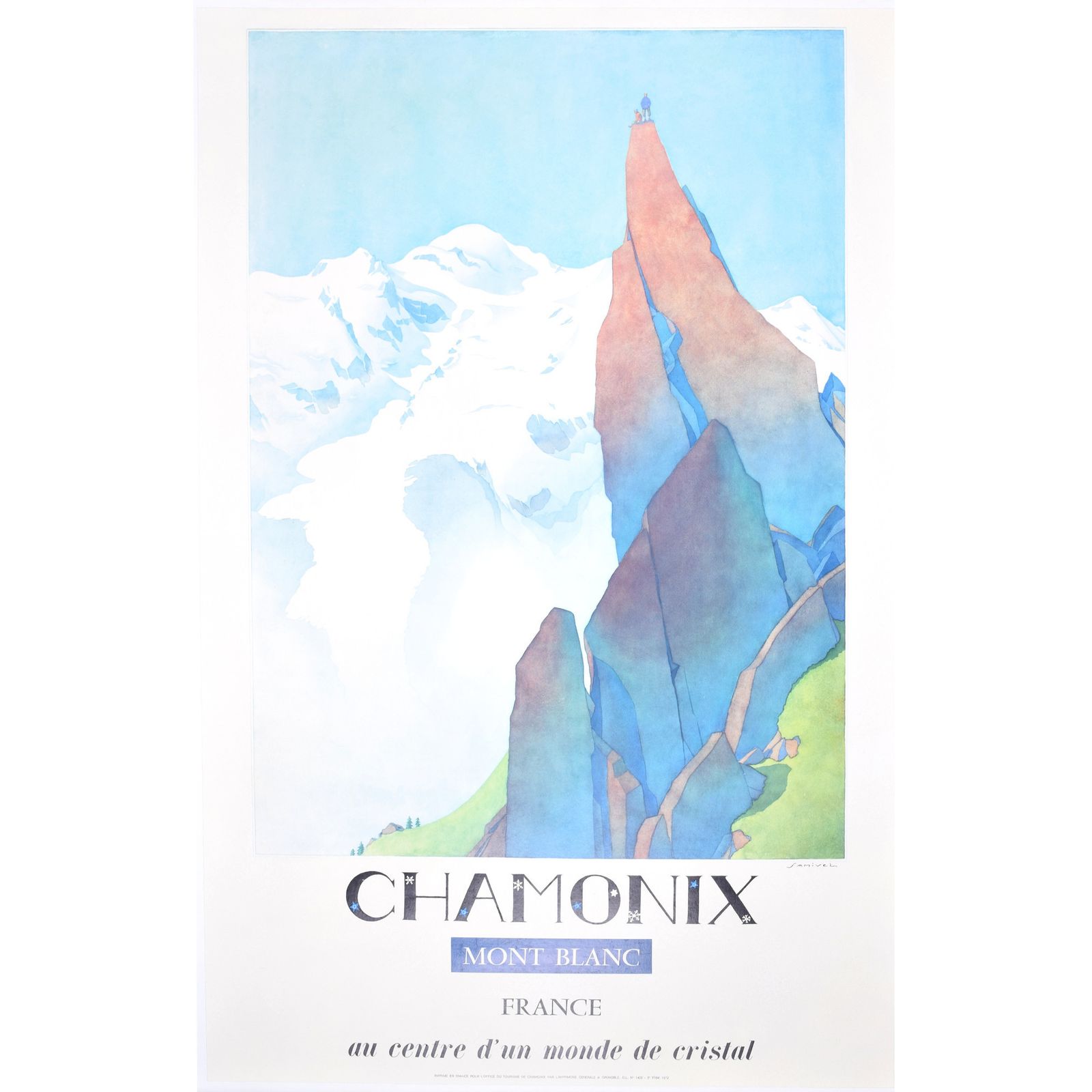 Samivel ’Paul Gayet Tancrède (1907 1992) Chamonix Mont Blanc, France   At The Center Of A Crystal World