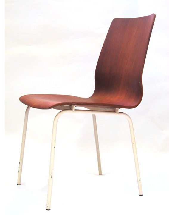 Friso Kramer Auping Fifties Plywood Teak Chair