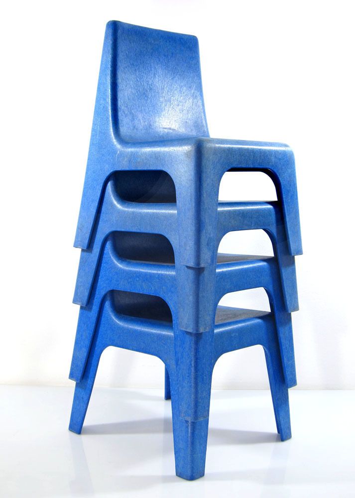 Blue Childrens Chairs Seventies Design photo Furniture