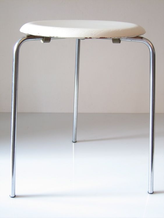 Vroege Arne Jacobsen Voor Fritz Hansen Fifties Kruk