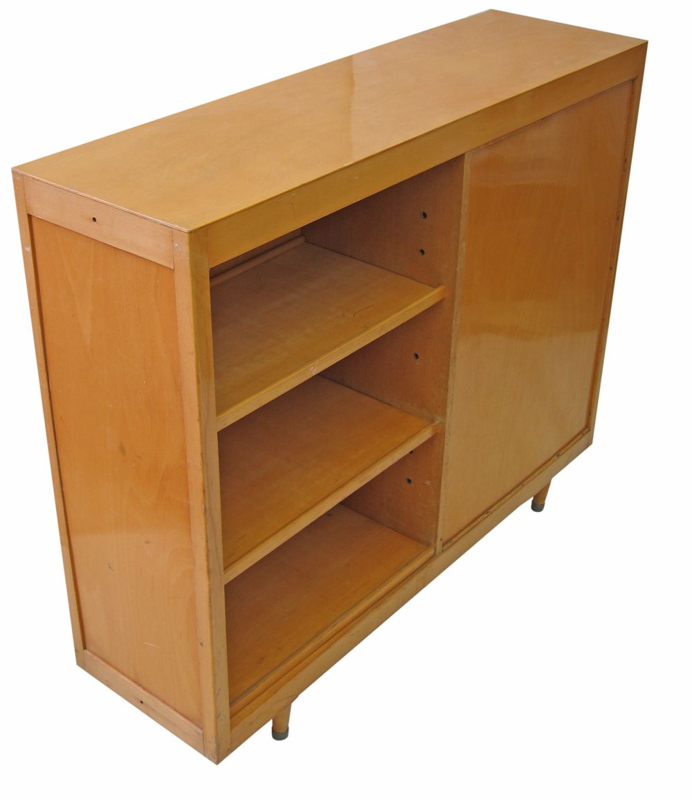 Retro Boekenkast Met Twee Zijden – Jaren 1950 photo furniture
