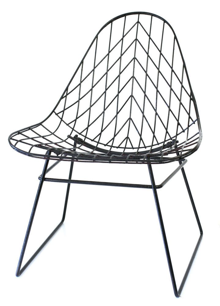 Cees Braakman Metal Wire Pastoe Vintage Sixties Lounge Chair photo for sale