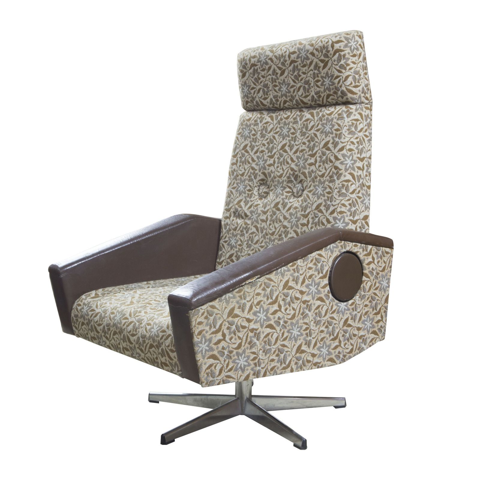 Adjustable Swivel Armchairs, 1970´S, Czechoslovakia photo for sale