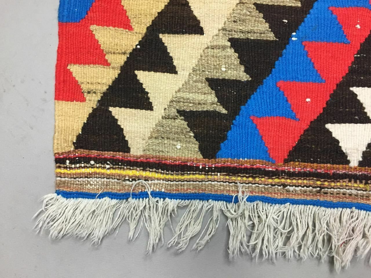 Tribal Turkish Kilim Rug Runner 230x95cm Shabby Vintage Old Kelim Rug photo Textiles