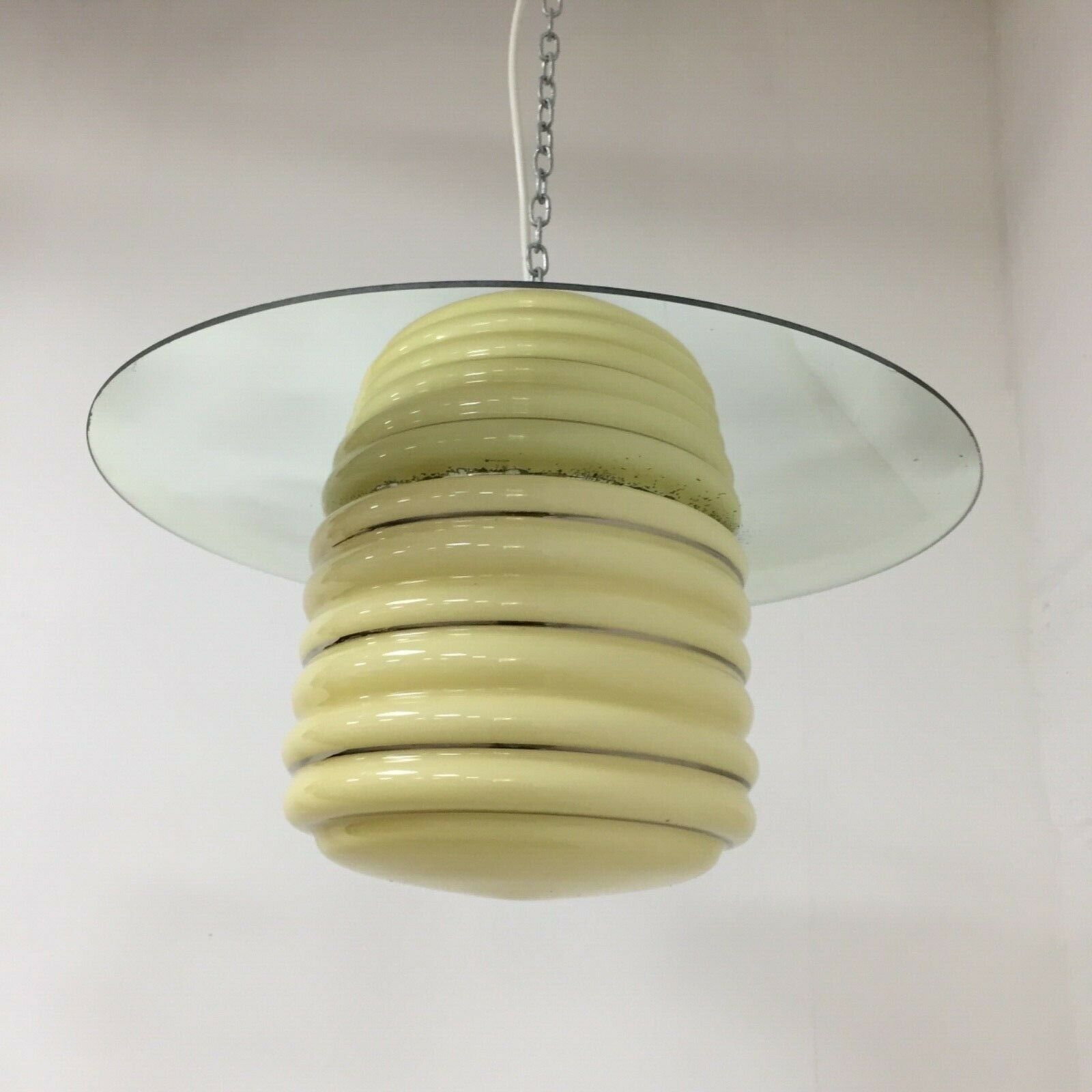 Classic Art Deco Ceiling / Pendant Lamp / Light   Space Age Retro 1960s 1970s photo furniture