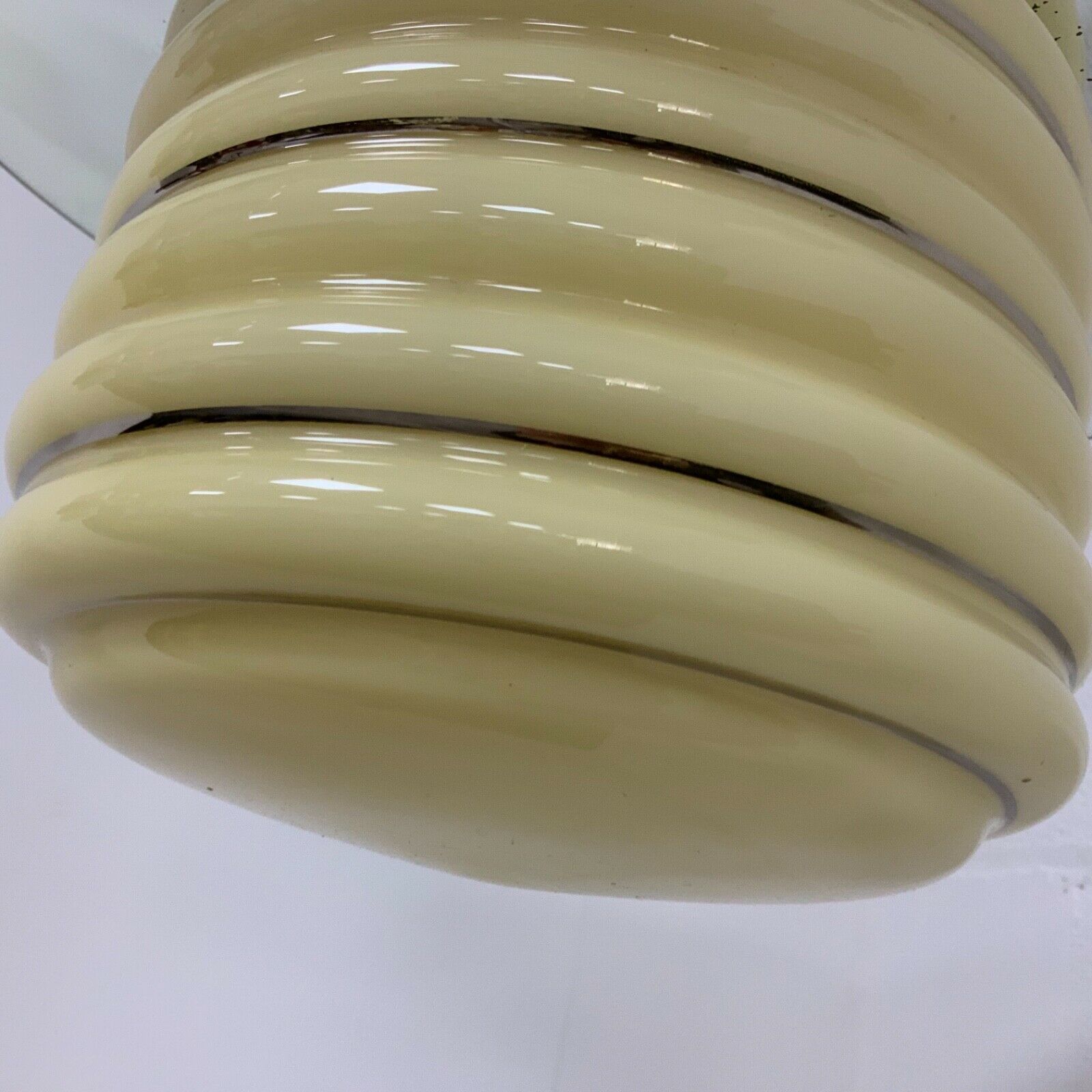 Classic Art Deco Ceiling / Pendant Lamp / Light   Space Age Retro 1960s 1970s photo vinterior