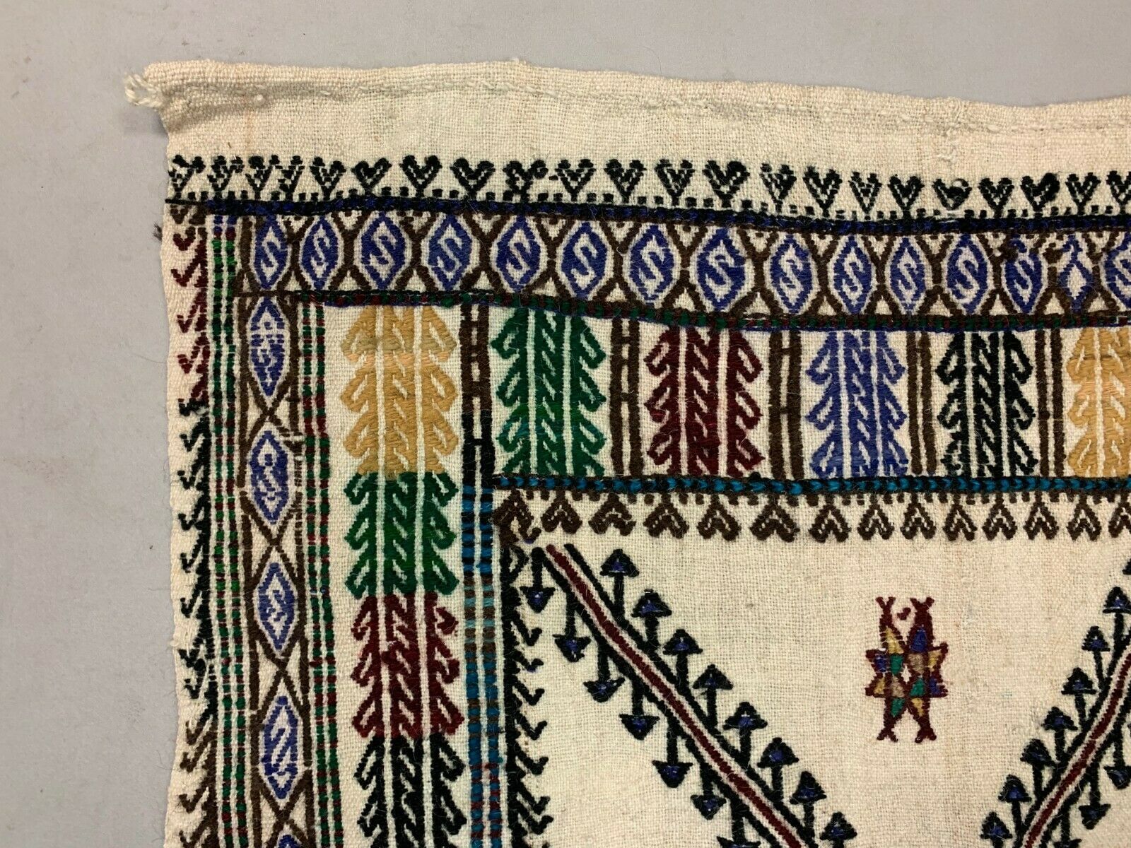 Antique Turkish Kilim Rug 160x124cm Shabby Vintage Old Wool Kelim Medium photo 465.0