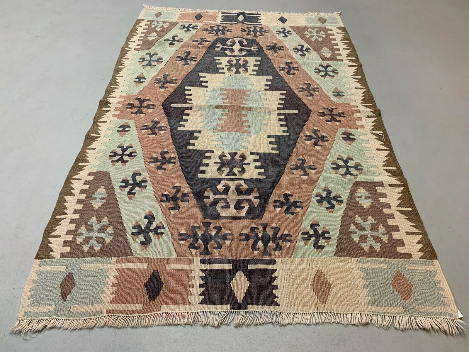 Vintage Turkish Kilim Kelim Rug 145x99cm Shabby, Country Home, Boho