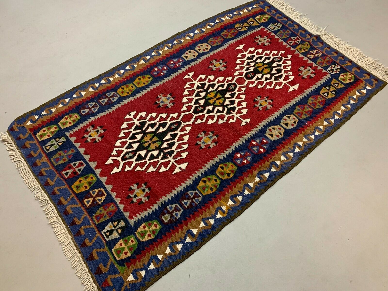 Vintage Turkish Kilim Kelim Rug 180x108cm Shabby, Country Home, Boho photo furniture