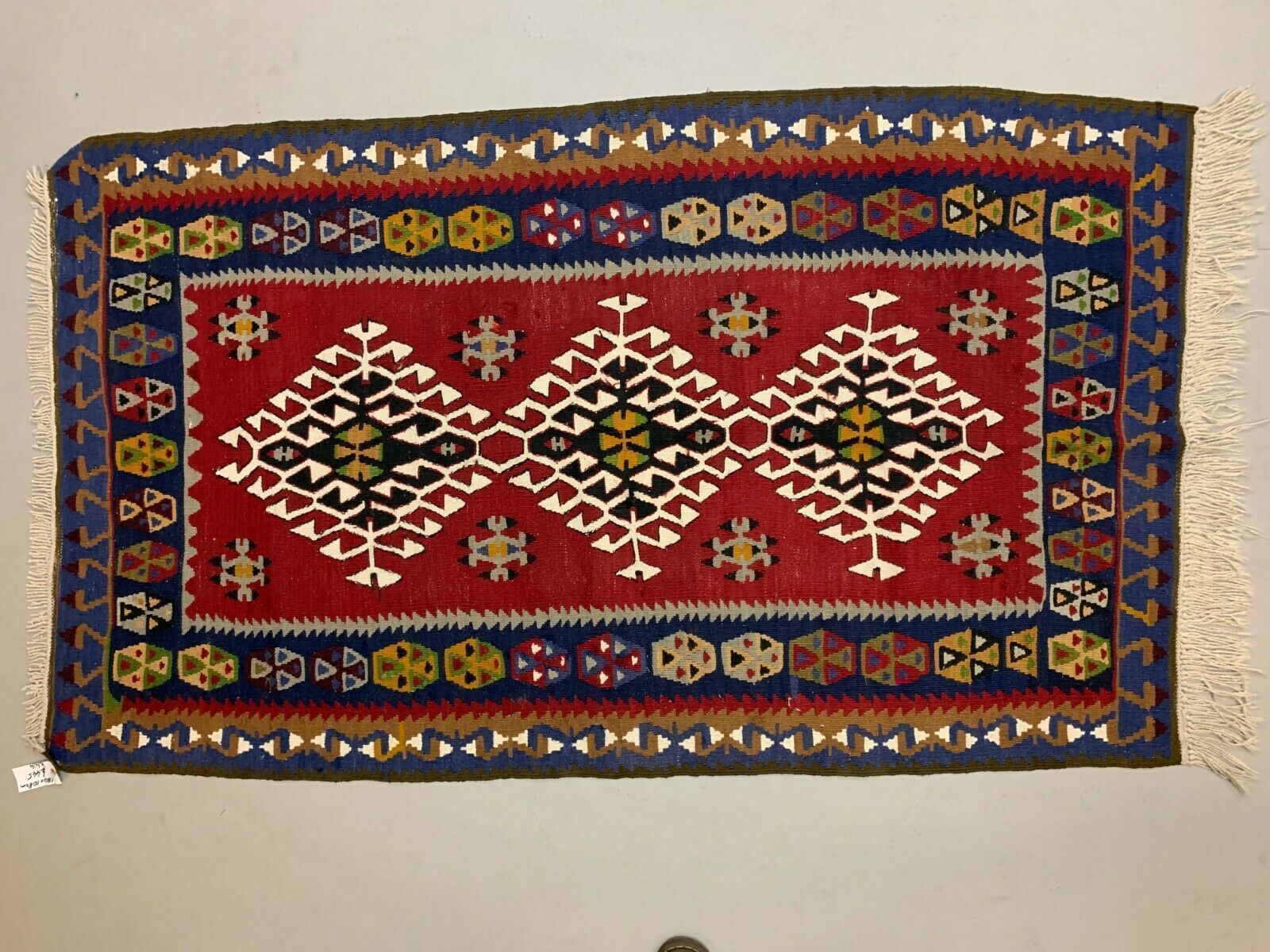 Vintage Turkish Kilim Kelim Rug 180x108cm Shabby, Country Home, Boho photo for sale