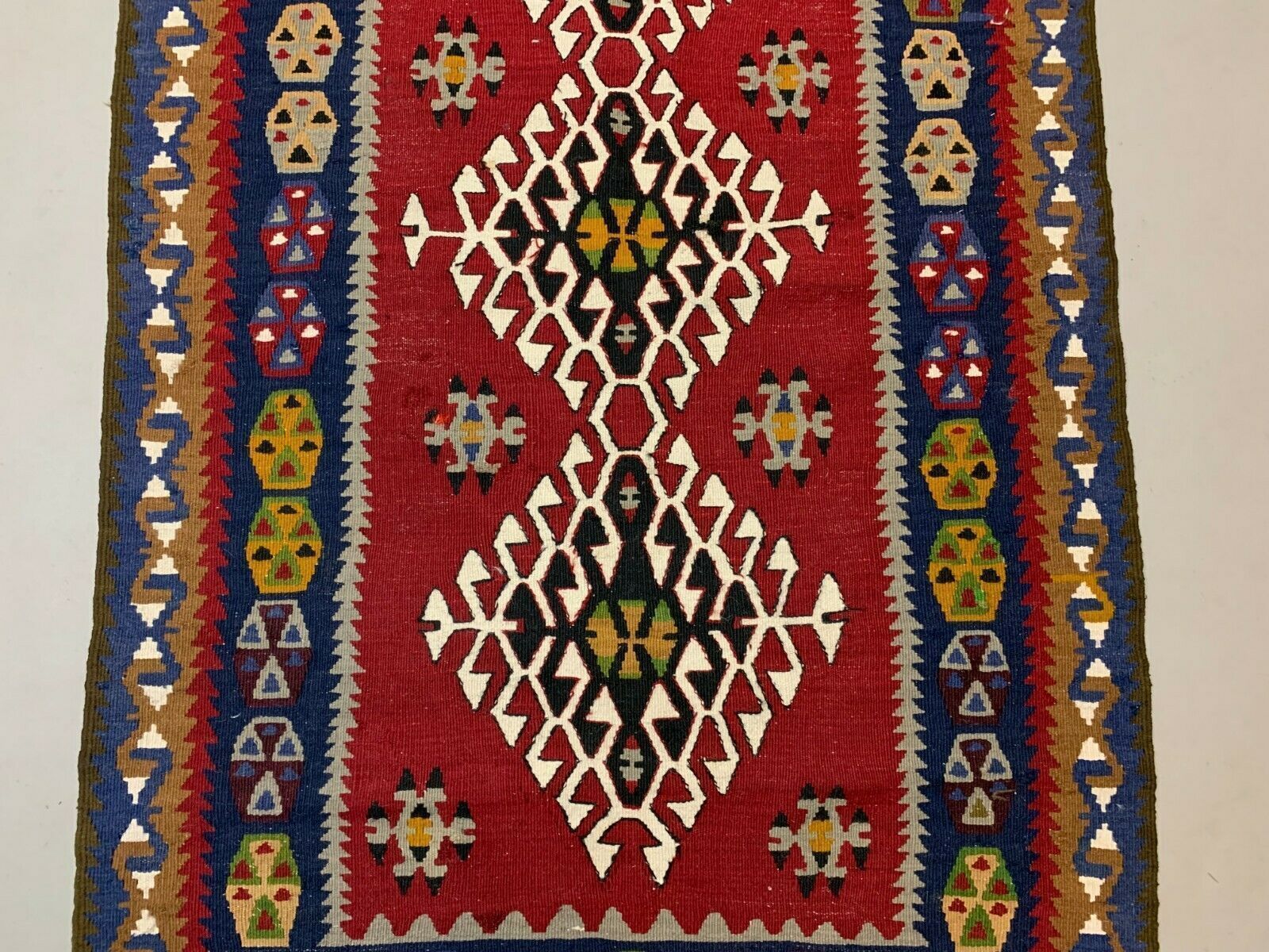 Vintage Turkish Kilim Kelim Rug 180x108cm Shabby, Country Home, Boho photo buy